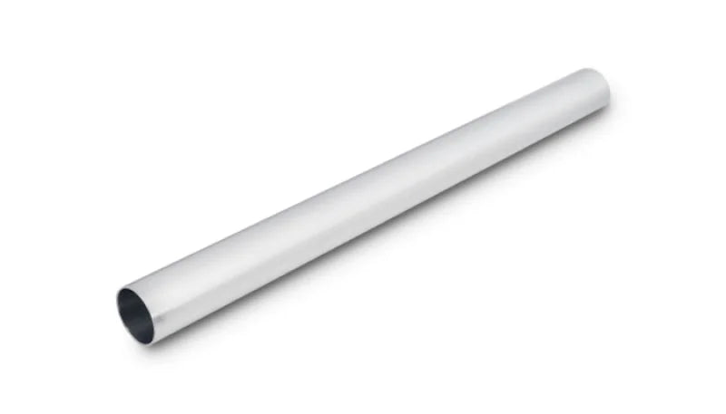 Vibrant .75in O.D. Universal Aluminum Tubing (18in Long Straight Pipe) - Polished - Side View
