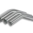 Load image into Gallery viewer, Vibrant .75in O.D. Universal Aluminum Tubing (45 Degree Bend) - Polished - Side View