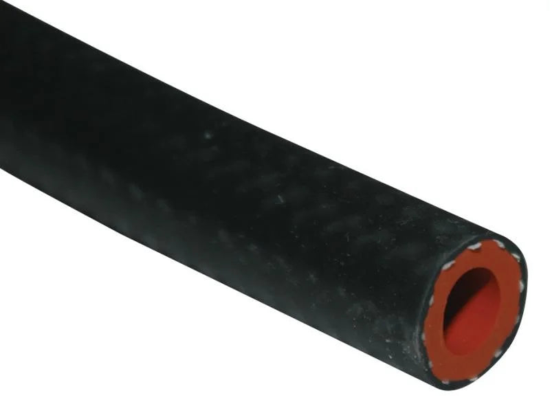 Vibrant 7/8in (22mm) I.D. x 20 ft. Silicon Heater Hose reinforced - Black - Installation View