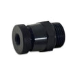 Load image into Gallery viewer, Vibrant 8 ORB to 1/8 NPT Aluminum Drain Valve - Black - Main Product View