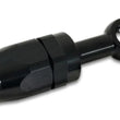 Load image into Gallery viewer, Vibrant -8AN Banjo Hose End Fitting for use with M12 or 7/16in Banjo Bolt - Aluminum Black - Detail View