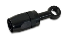 Load image into Gallery viewer, Vibrant -8AN Banjo Hose End Fitting for use with M12 or 7/16in Banjo Bolt - Aluminum Black - Detail View