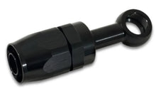Load image into Gallery viewer, Vibrant -8AN Banjo Hose End Fitting use with M10 or 3/8in Banjo Bolt - Aluminum Black - Back View