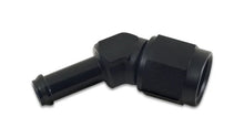 Load image into Gallery viewer, Vibrant -8AN to 1/2in Hose Barb 45 Degree Adapter - Anodized Black - Main Product View