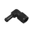 Load image into Gallery viewer, Vibrant -8AN to 1/2in Hose Barb 90 Degree Adapter - Anodized Black - Main Product View