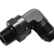 Load image into Gallery viewer, Vibrant -8AN to 3/8in NPT Male Swivel 90 Degree Adapter Fitting - Main Product View