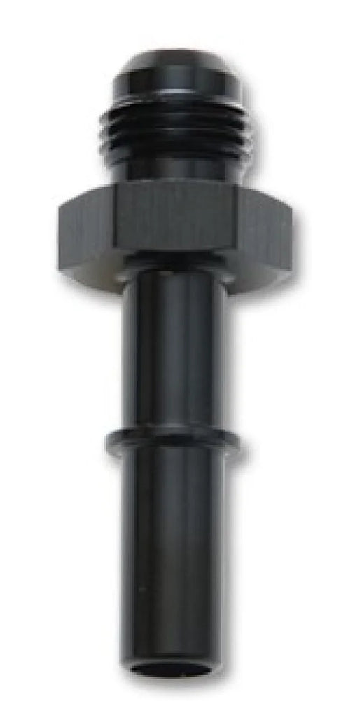 Vibrant -8AN to 5/16in Quick Connect Push On EFI Adapter Fitting - Black - Back View