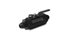 Load image into Gallery viewer, Vibrant -8AN to -8AN Male Shut Off Valve - Black - Main Product View