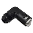 Load image into Gallery viewer, Vibrant 90 Degree Aluminum AN to Female Quick Connect -6AN - 0.3125in Hose Size - Main Product View