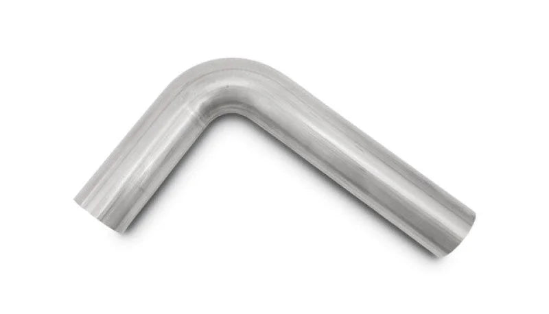 Vibrant 90 Degree Mandrel Bend 2in OD x 4in CLR 304 Stainless Steel Tubing - Side View