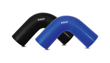 Load image into Gallery viewer, Vibrant 90 Degree Silicone Elbow 2.375in ID x 5.00in Leg Length - Black - Back View