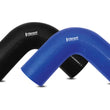 Load image into Gallery viewer, Vibrant 90 Degree Silicone Elbow 3.125in ID x 3.50in Leg Length - Black - Back View