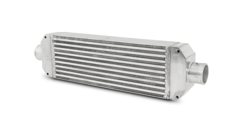 Vibrant Air-to-Air IC Assy complete w/ end tanks core size 18in Wx6.5in Hx3.25in thick 2.5in in/out - Side View