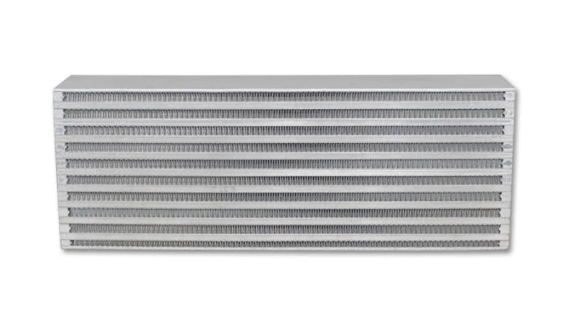 Vibrant Air-to-Air Intercooler Core Only (core size: 18in W x 6.5in H x 3.25in thick) - Side View
