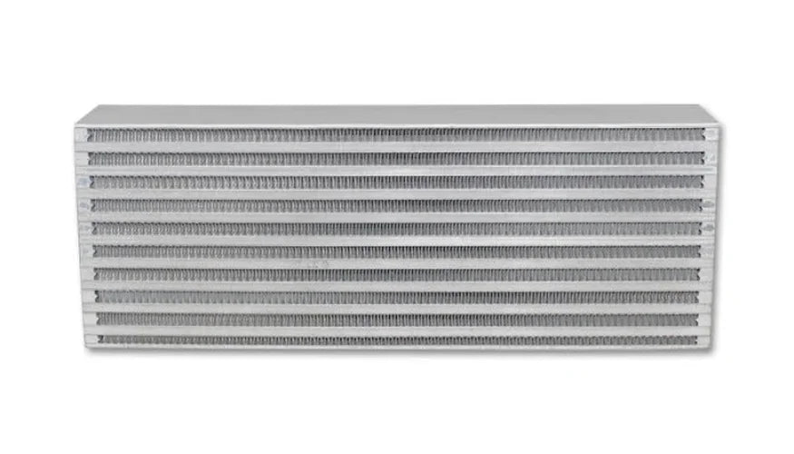 Vibrant Air-to-Air Intercooler Core Only (core size: 18in W x 6.5in H x 3.25in thick) - Side View