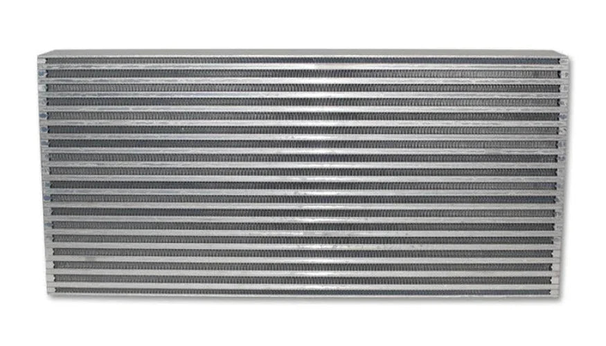 Vibrant Air-to-Air Intercooler Core Only (core size: 25in W x 12in H x 3.5in thick) - Side View