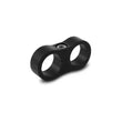 Load image into Gallery viewer, Vibrant Aluminum Line Separator Bracket - for 0.813in (20.6mm) OD hose - Side View