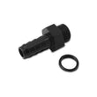 Load image into Gallery viewer, Vibrant Aluminum Male -6AN ORB to 5/16in Barb w/O-Ring - Anodized Black - Side View