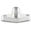Load image into Gallery viewer, Vibrant Aluminum Oil Drain Flange (w/Crowfoot) -10AN Male Flare 2.060in Bolt Hole (Garrett GT6041)