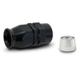 Load image into Gallery viewer, Vibrant Aluminum Straight One Piece Hose End for PTFE Lined Hose (Size -10AN) - Side View