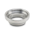 Load image into Gallery viewer, Vibrant Aluminum Thread On Replacement Flange for HKS SSQ Style Blow Off Valves - Side View