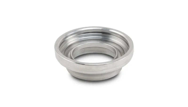 Vibrant Aluminum Thread On Replacement Flange for HKS SSQ Style Blow Off Valves - Side View