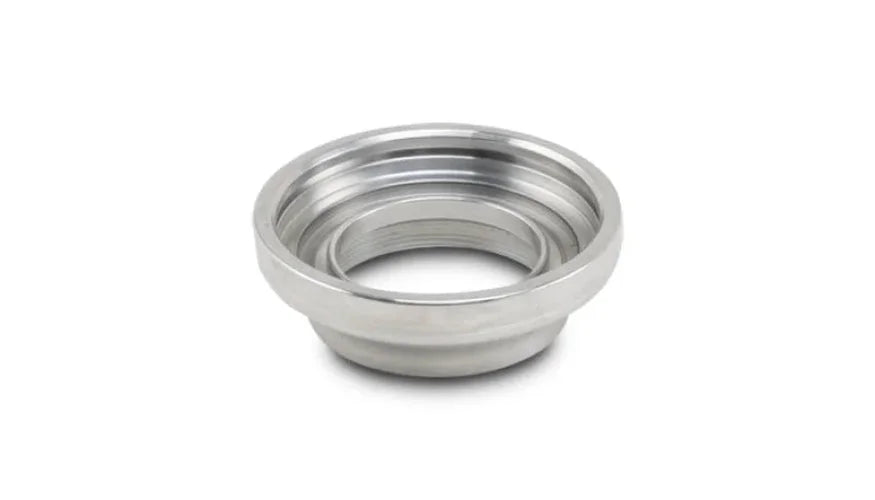 Vibrant Aluminum Thread On Replacement Flange for HKS SSQ Style Blow Off Valves - Side View