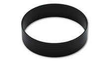 Load image into Gallery viewer, Vibrant Aluminum Union Sleeve for 5in OD Tubing - Hard Anodized Black - Main Product View