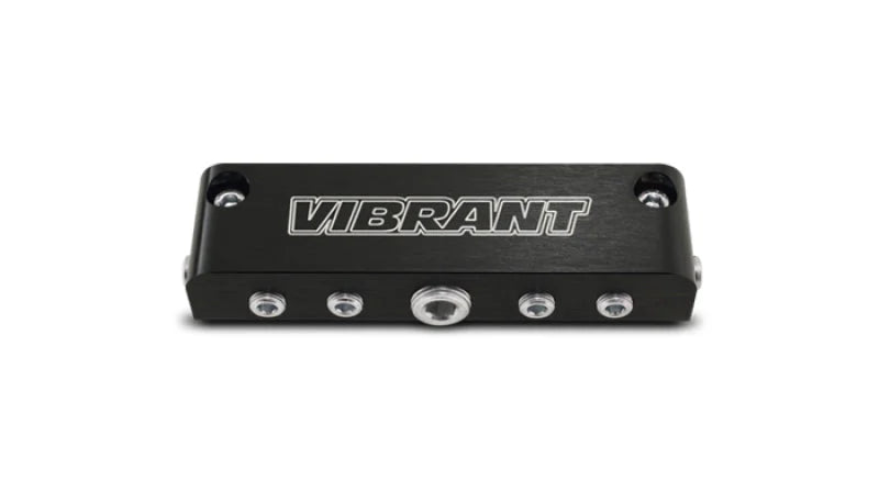 Vibrant Aluminum Vacuum Manifold (new design) - Black - Main Product View