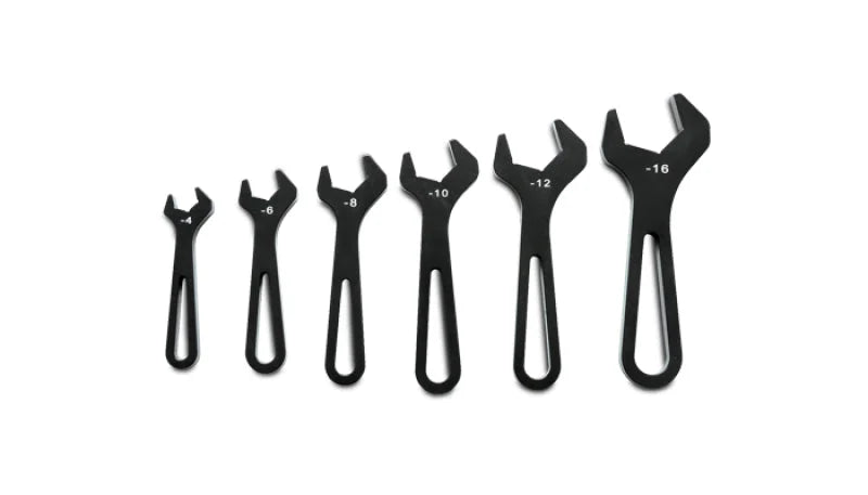 Vibrant Aluminum Wrench Set Set of 6 (AN-4 to AN-16) - Side View
