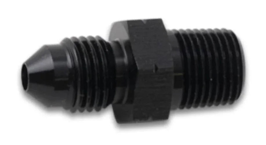 Vibrant BSPT Adapter Fitting -10 AN to 3/4in -14 - Side View