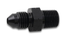 Load image into Gallery viewer, Vibrant BSPT Adapter Fitting -3 AN to 1/8in -28 - Side View