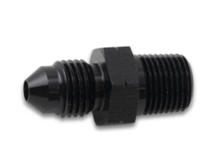 Vibrant BSPT Adapter Fitting -4 AN to 1/4in -19 - Side View