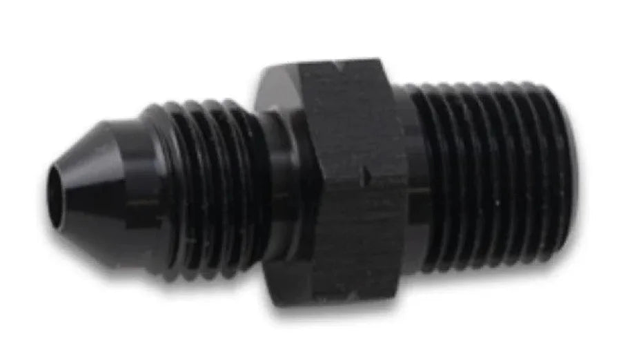 Vibrant BSPT Adapter Fitting -8 AN to 1/2in -14 - Back View