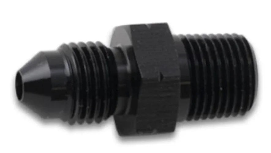 Vibrant BSPT Adapter Fitting -8 AN to 1/4in -19 - Back View
