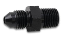 Load image into Gallery viewer, Vibrant BSPT Adapter Fitting -8 AN to 3/8in -19 - Side View