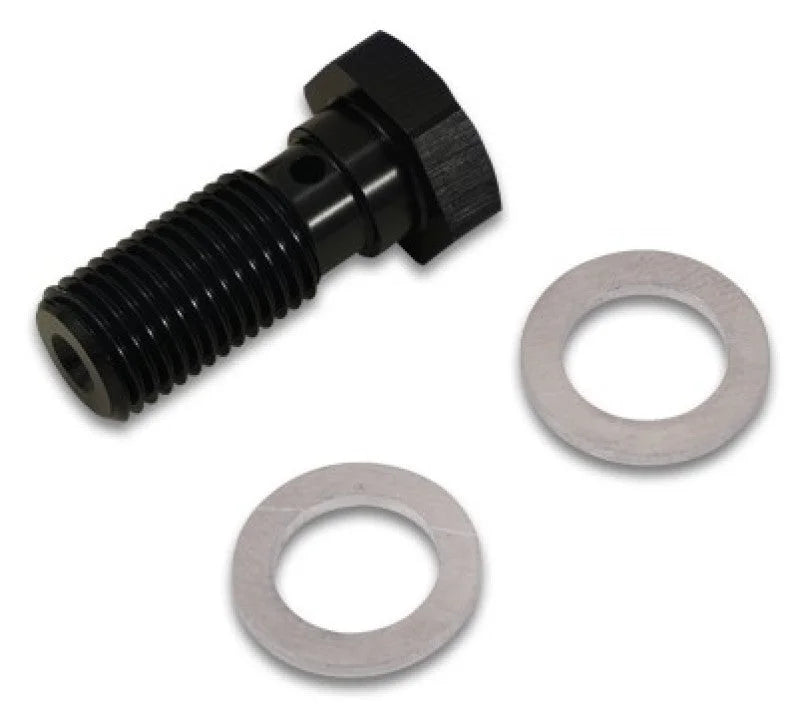 Vibrant Banjo Bolt Thread Size 9/16in - 24 Bolt Length 23mm - Back View