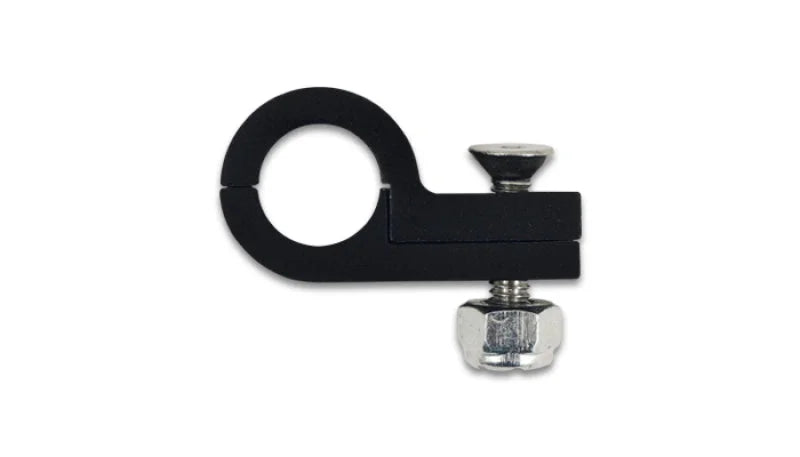 Vibrant Billet Aluminum P-Clamp 3/16in ID - Anodized Black - Main Product View