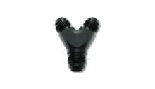 Load image into Gallery viewer, Vibrant Billet Aluminum Y-Block Fitting with 1/8in NPT Port - 3/8in NPT x 3/8in NPT x 3/8in NPT - Installation View