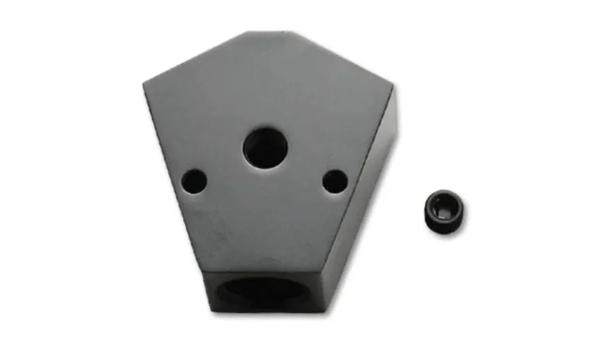Vibrant Billet Aluminum Y-Block Fitting with 1/8in NPT Port - 3/8in NPT x 3/8in NPT x 3/8in NPT - Additional View 5