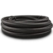 Load image into Gallery viewer, Vibrant Black Nylon Braided Flex Hose w/PTFE Liner AN -10 (150ft Roll) - Back View