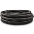 Load image into Gallery viewer, Vibrant Black Nylon Braided Flex Hose w/PTFE Liner AN -10 (150ft Roll) - Back View