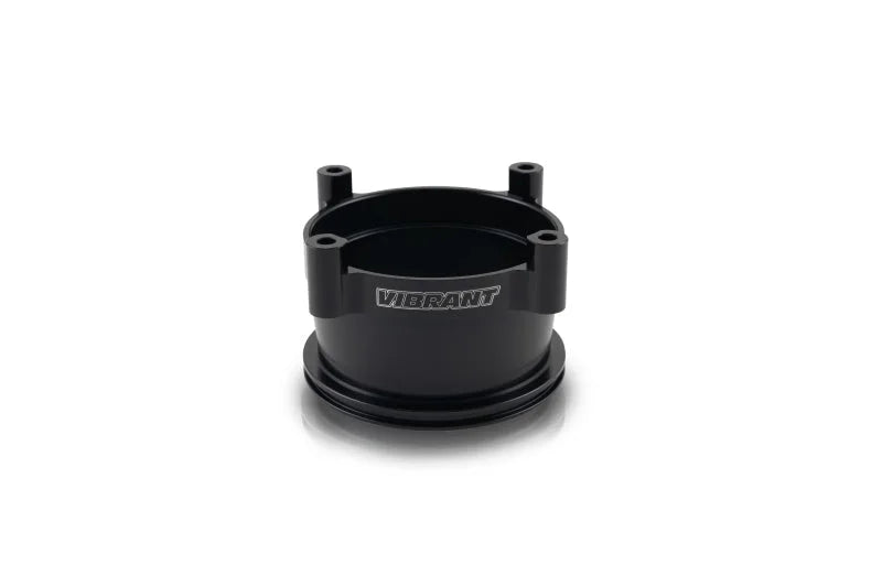 Vibrant Bosch DBW 74mm Throttle Body to 3in HD Clamp Adapter - Side View