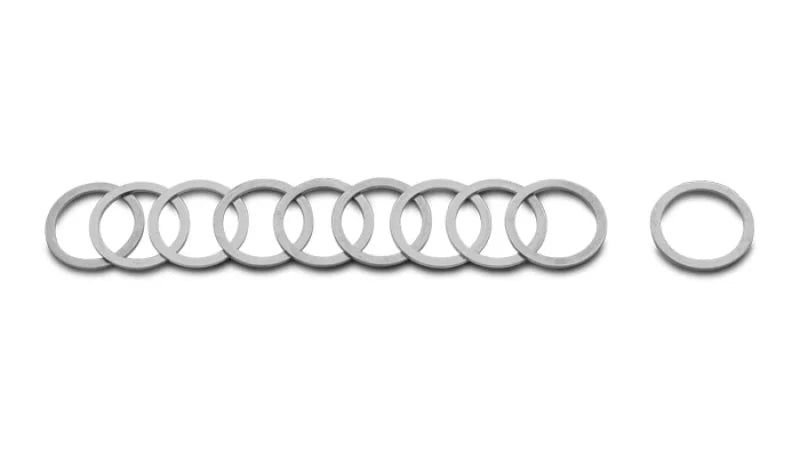 Vibrant Box Set of Crush Washers - 10 of each Size: -3AN to -16AN - Side View