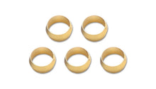 Load image into Gallery viewer, Vibrant Brass Olive Inserts 5/16in - Pack of 5 - Installation View