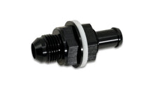 Load image into Gallery viewer, Vibrant Bulkhead Fuel Cell Adapter -6AN Male Flare x 5/16in Barb - Side View