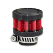 Load image into Gallery viewer, Vibrant Crankcase Breather Filter 35mm OD / 5/8in. (15mm) Inlet ID / 1.5in. Tall - Side View