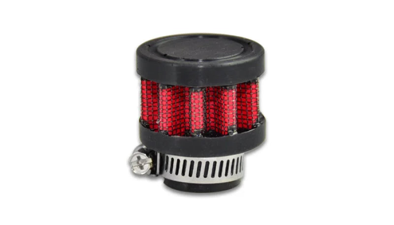 Vibrant Crankcase Breather Filter 35mm OD / 5/8in. (15mm) Inlet ID / 1.5in. Tall - Side View