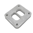 Load image into Gallery viewer, Vibrant Divided Turbo Inlet Flange for Borg Warner S-Series Divided T4 - 304 Stainless Steel - Main Product View