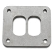 Load image into Gallery viewer, Vibrant Divided Turbo Inlet Flange for Borg Warner S-Series Divided T4 - 304 Stainless Steel - Side View